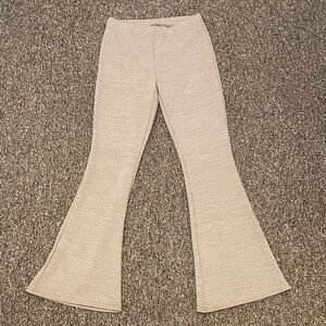 American Eagle Outfitters Tan Flared Pants